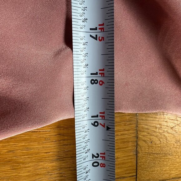 Ieena For Mac Duggal Embellished Neck Trumpet Rose Pink  Dress Gown Sz 12 - Picture 14 of 16